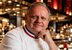 Chef Joël Robuchon, famous French chef and Michelin star legend