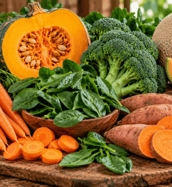 High Vitamin A Foods :Free Guide to Planning Healthy Food Menus and Recipes