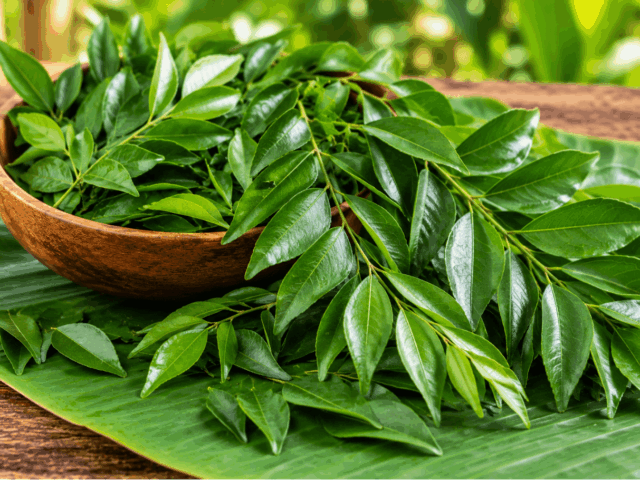 curry leaves curry leaves-Kerala Cuisine Cooking Ingredients Introduction