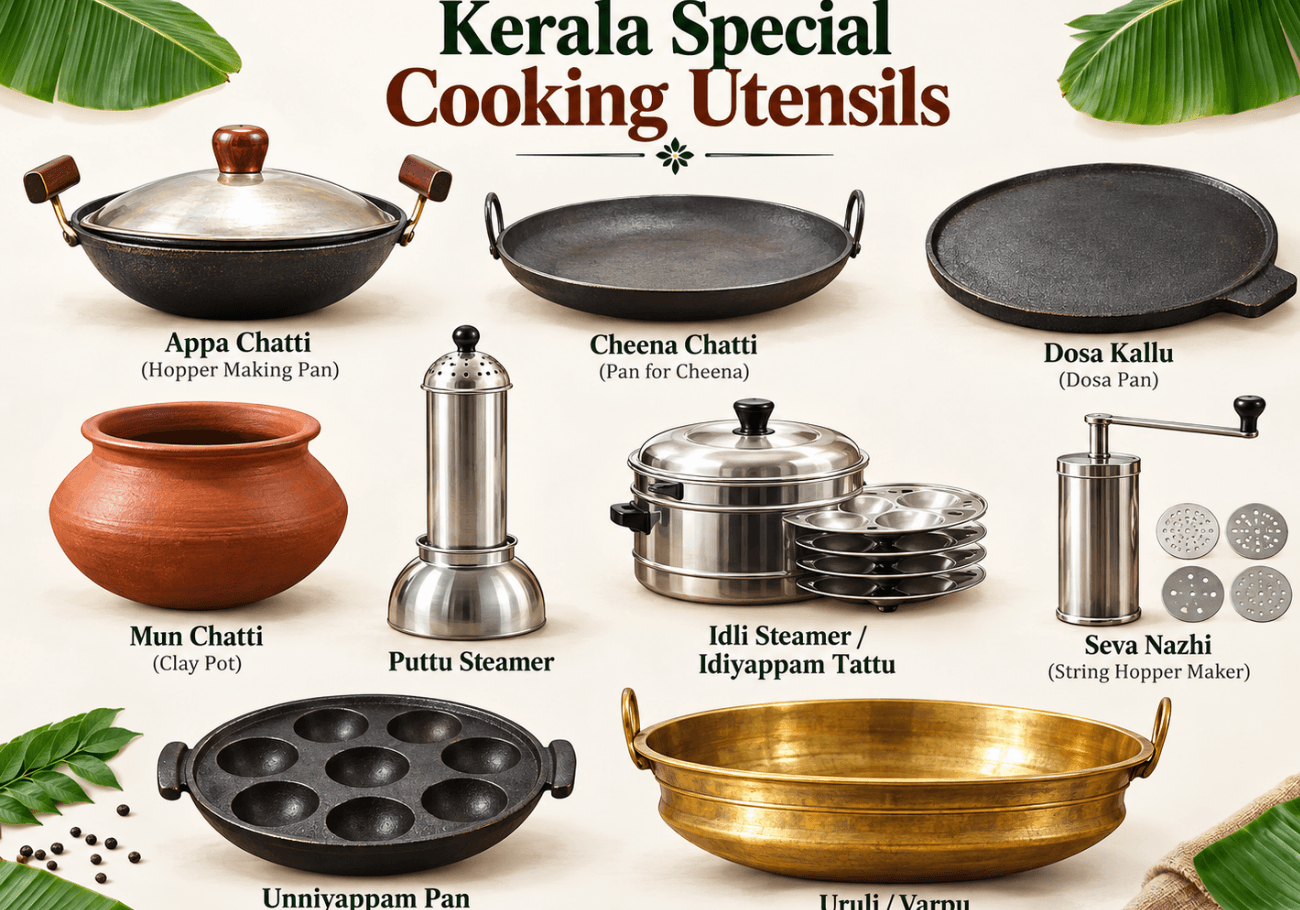 kerala utensils finr dining indian