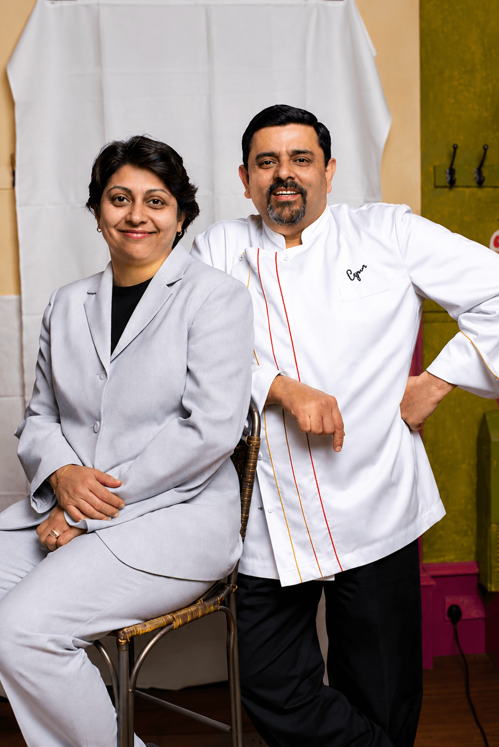 Chef Cyrus Todiwala, OBE DL (Order of the British Empire, Deputy Lieutenant), is Chef Patron of Cafe Spice Namaste, the landmark Pan-Indian restaurant which he has run for the past 16 years with his wife, Pervin.