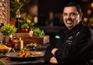 Chef Cyrus TodiwalaH Chef Cyrus Todiwala, OBE DL (Order of the British Empire, Deputy Lieutenant), is Chef Patron of Cafe Spice Namaste, the landmark Pan-Indian restaurant which he has run for the past 16 years with his wife, Pervin.