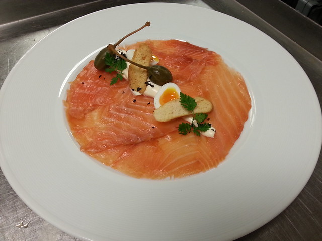 MILD-SMOKED-KENMARE-SALMONASPAL-CYDER-CREAM-CHEESESOFT-BOILED-QUAIL-EGGCAPER-BERRIES-FUSETTE-CROUTONS MILD-SMOKED-KENMARE-SALMONASPAL-CYDER-CREAM-CHEESESOFT-BOILED-QUAIL-EGGCAPER-BERRIES-FUSETTE-CROUTONS