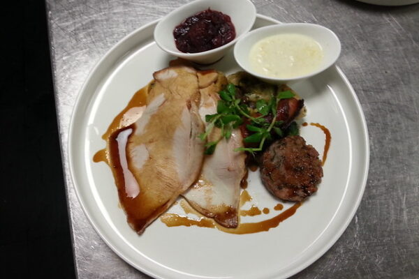 ROAST-TURKEYPIGS-IN-BLANKETSAG-SAUSAGE-STUFFINGCRANBERRY-SAUCE-BUTTER-SAUCE-AND-TRIMMINGS ROAST-TURKEYPIGS-IN-BLANKETSAG-SAUSAGE-STUFFINGCRANBERRY-SAUCE-BUTTER-SAUCE-AND-TRIMMINGS