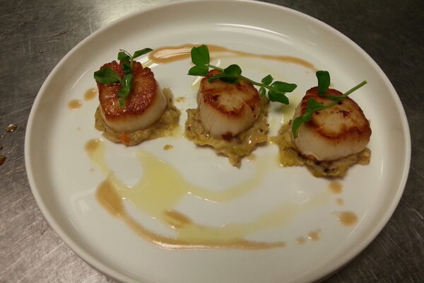 SEARED-SCALLOP-TRUFFLE-SCENTED-BUBBLE-AND-SQUEAKLOBSTER-DRESSING SEARED-SCALLOP-TRUFFLE-SCENTED-BUBBLE-AND-SQUEAKLOBSTER-DRESSING