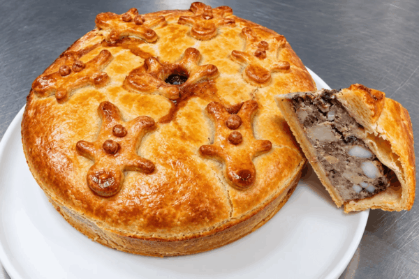 Scottish Game Pâté en Croûte with Foie Gras