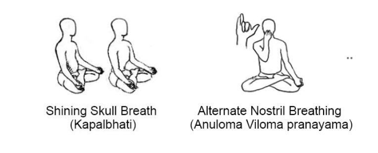 Pranayama posture