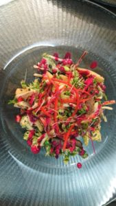 saffron Summer Indian Restaurant Pigeon salad
