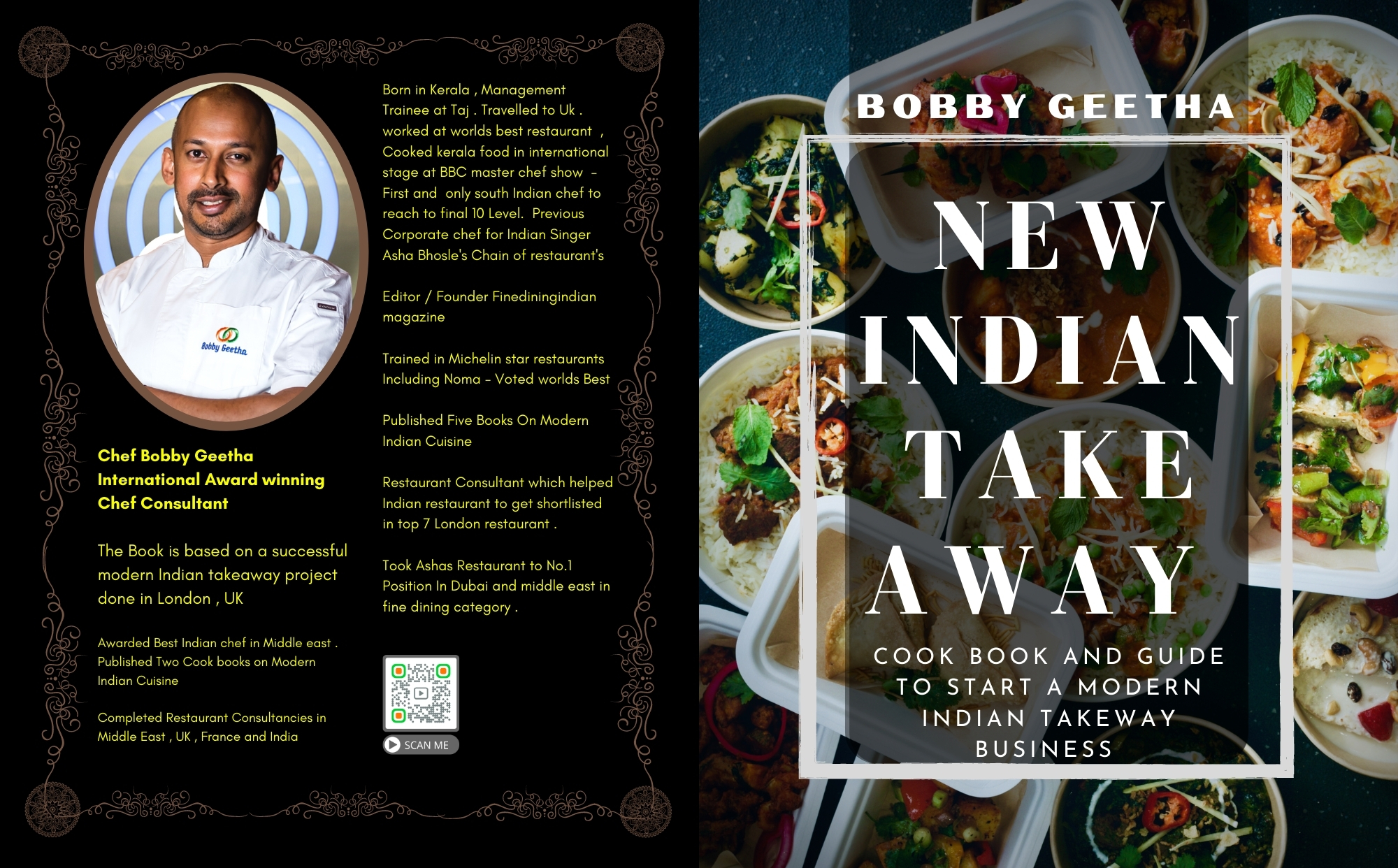 New Indian Take away By chef Bobby Geetha