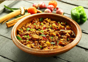 Kerala Kappa Beef curry 