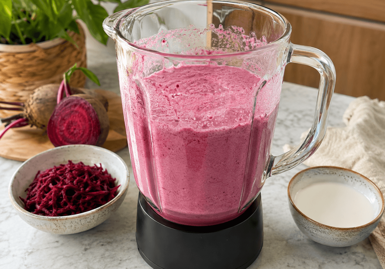 beetroot batter grinded